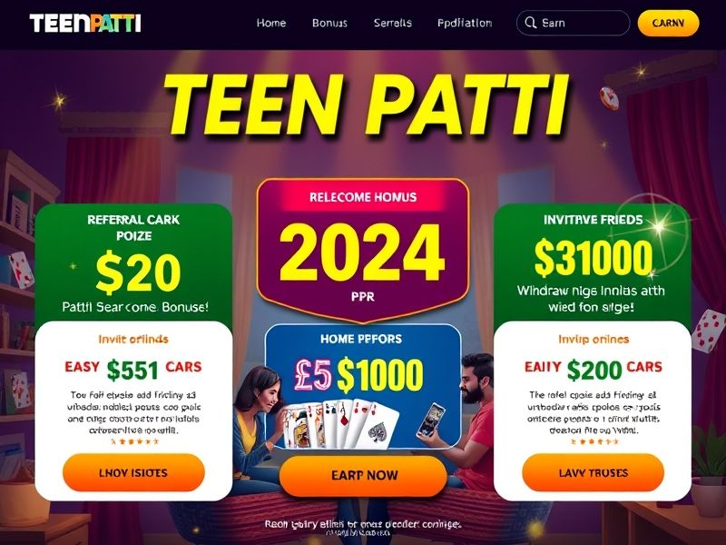 Join Teen Patti 51 Bonus 2024 and get ₹51 instantly on signup! Play 3 Patti, win cash, and enjoy daily rewards.
